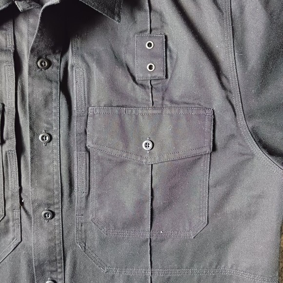 5.11 Tactical L Short Sleeve Shirt Military Utility Button Up Conceal Pockets - Picture 5 of 14